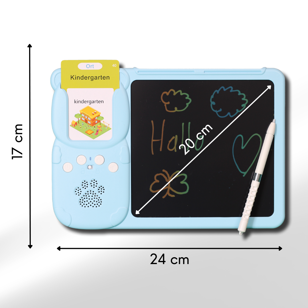 Tablet mit 510 Flash-Karten