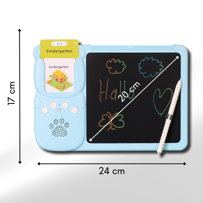 Tablet mit 510 Flash-Karten